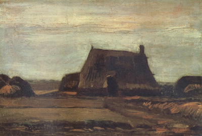 Farmhouse with Peat Stacks (nn04)